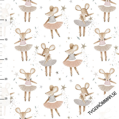 Ballerina Organic Jersey Tygdrommar Pink