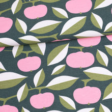 Apple Joy Light Pink organic cotton jersey knit fabric