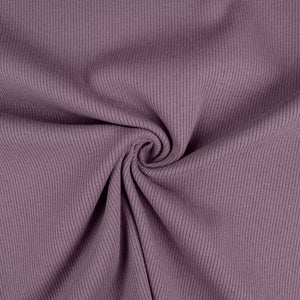 Dusty Lilac 2x1 Ribbed Organic Knit Tygdrommar