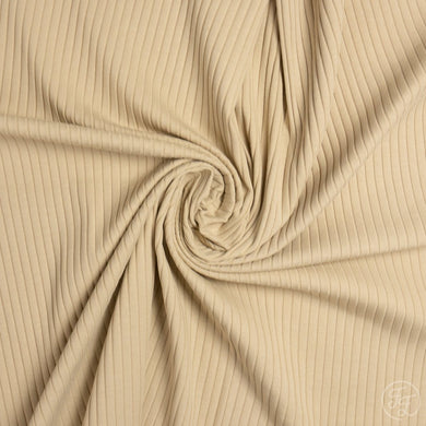 Frappe rib 8x4 knit cotton fabric family fabric