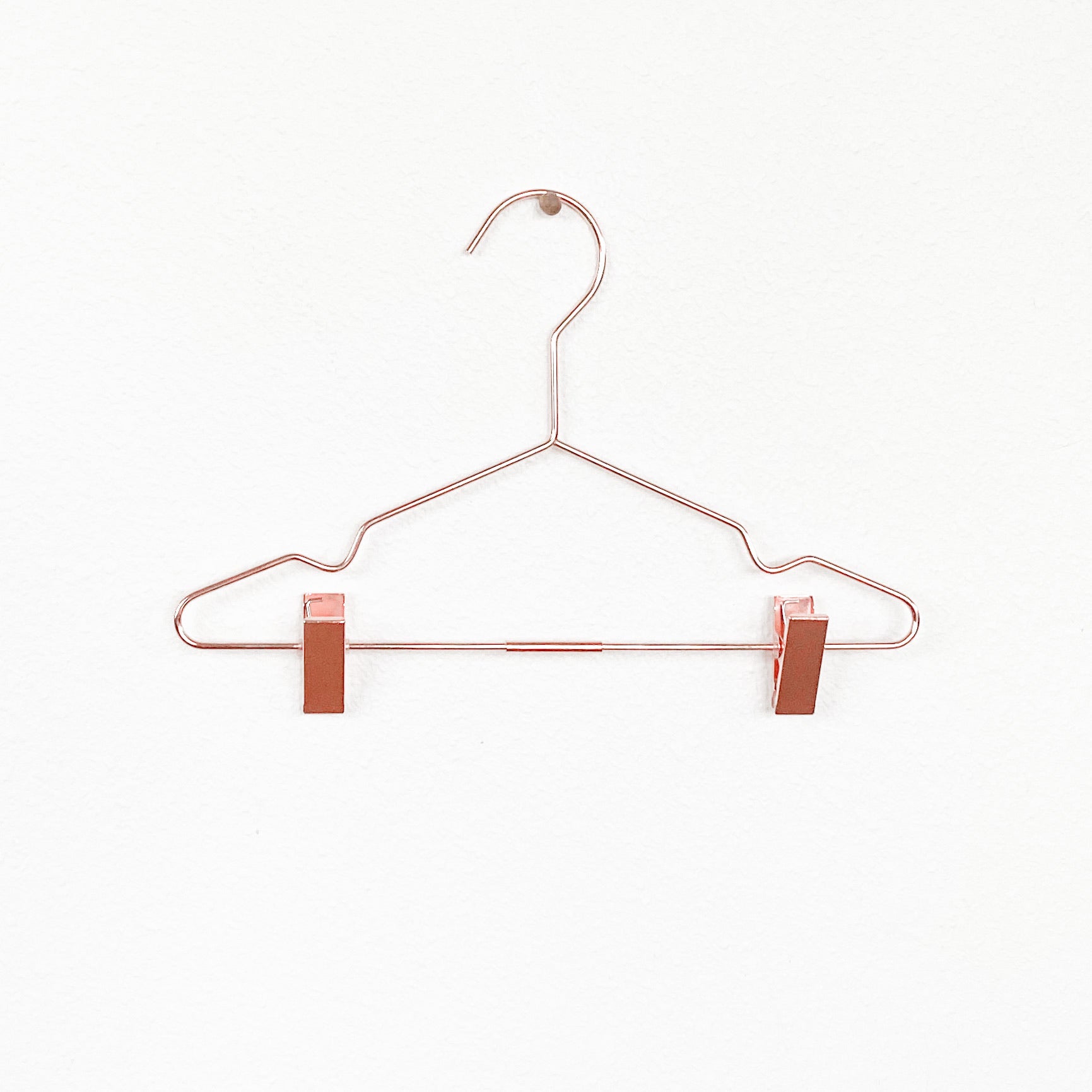 SONGMICS Baby Childrens Hangers Pack of 50 for Closet with Rose Gold Hooks White