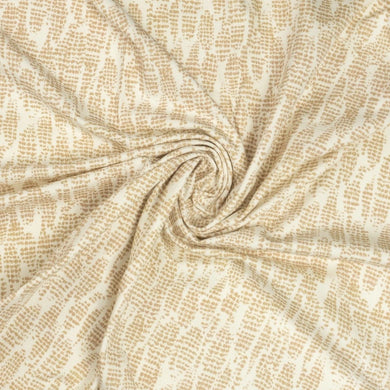 Snake cotton jersey knit fabric
