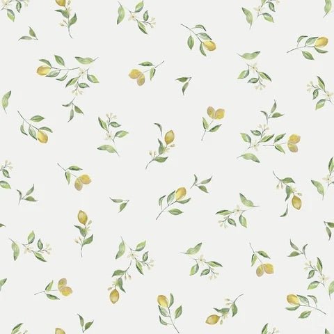 Lemons Waffle Thermal knit Family Fabrics