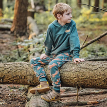 Tiger Pine organic cotton french terry sweatshirt knit fabric elvelyckan fall22