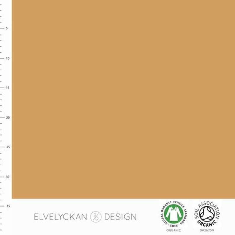 Ochre ribbed velour elvelyckan design