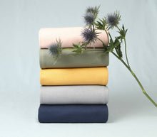 Nutmeg RIBBED knit cotton fabric elvelyckan design