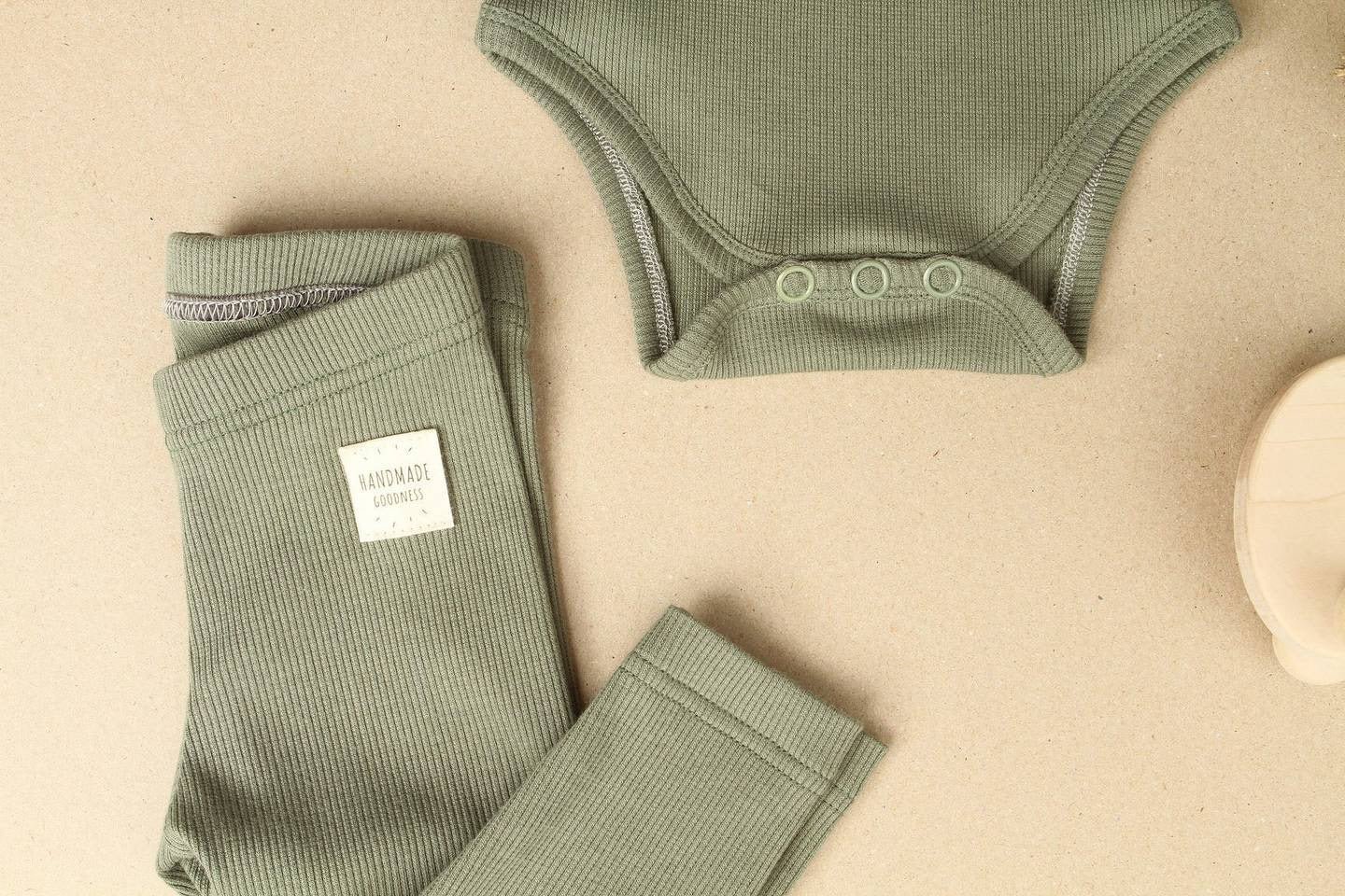 Nutmeg RIBBED knit cotton fabric elvelyckan design